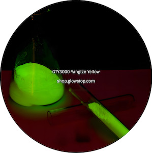 GTY3000 Yangtze Yellow Premium Grade Photoluminescent Pigments
