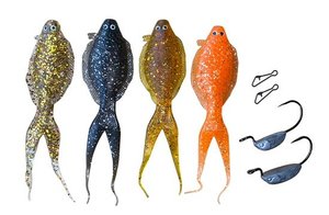 Products: Bleeder Softbaits + Jig Heads – Dragster Flounder