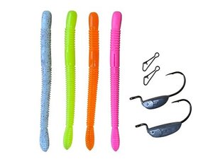 Bleeder Softbaits + Jig Heads – Sandworms
