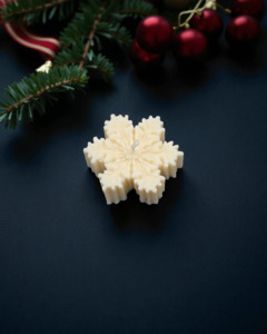 Winter Snowflake Candle