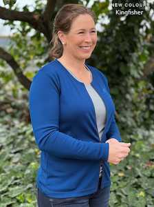 Womens Current Favourites: Merino Fitted Zip Cardigan