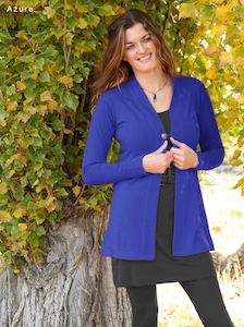 Merino 1 button cardigan