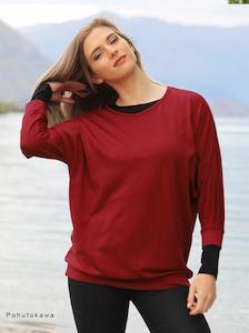 Cardis Hoodies Jerseys: Merino Batwing 3/4 Sleeve