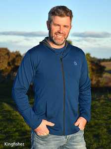 Mens Top 12 Winter Warmth Woolies: Merino Zip Hoodie
