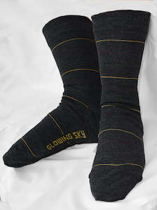Socks: S13 Unisex Merino Pin Stripe Sock