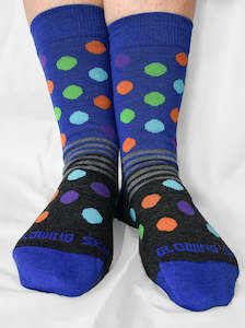 Socks: S15 Unisex Merino Spot/Stripe Sock
