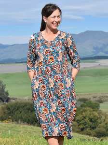 3/4 sleeve Tulip Dress