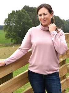 Merino Polo Neck Jumper