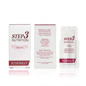 Fast Perm Lash Perm Kit Eyelash Nutrition Lotion Sachets 10x - Step 3