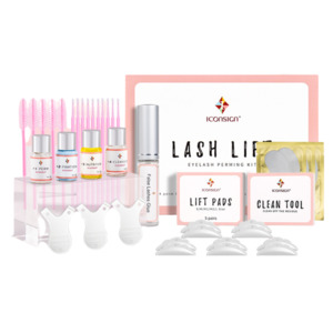 Lash Lift Kit - Eyelash Perming Set With Eyepad And Brush