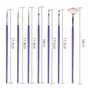 Nail Art: Nail Art Brush Set 7pcs