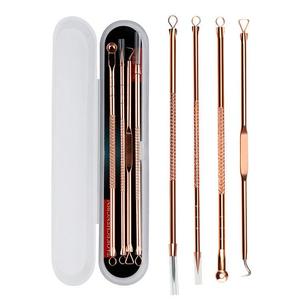 Wax Blackhead Clean: 4pcs Acne Blackhead Pimple Black Spot Blemish Remover Tool