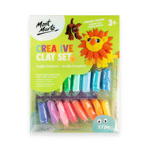 Mont Marte Art And Craft: Mont Marte Creative Clay Set 27pc