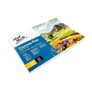 Mont Marte Art And Craft: Canvas Pad Signature 10 Sheet A3 (11.7 X 16.5in)