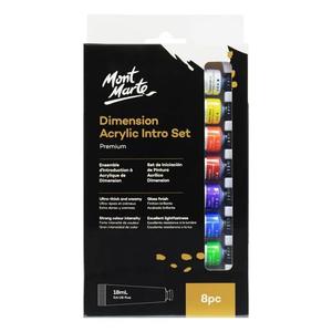 Acrylic Paint: Mont Marte Intro Paint Set - Dimension Acrylic Paint 8pc X 18ml