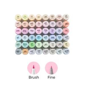 Markers: Ohuhu Honolulu B 48 Pastel Colours Marker Set