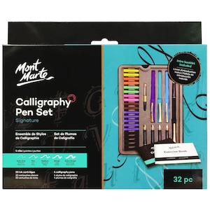 Calligraphy Pen Set Signature 31pc - Mont Marte