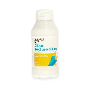 Gesso: Clear Texture Gesso Premium 250ml (8.5oz) - Mont Marte