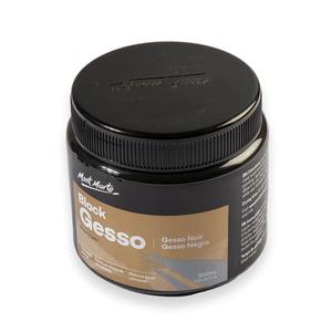 Gesso: Black Gesso Tub 500ml - Mont Marte