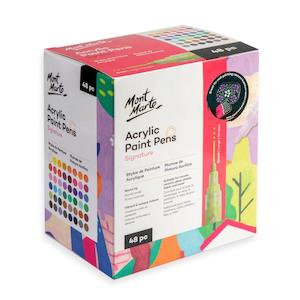 Acrylic Paint Pens Broad Tip 48pc - Mont Marte