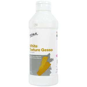 White Texture Gesso Premium 500ml (16.9oz) - Mont Marte