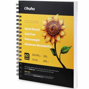 Ohuhu Marker Pad 7.6x10 Large 120LB 200GSM Individual