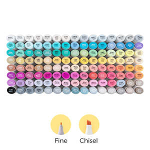 Art Supplies: Ohuhu Oahu 120 Colors Fine and Chisel Dual Tip Alcohol Markers