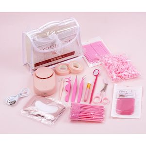 Professional Eyelash Extension Kit with Mini Fan
