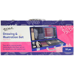Art And Craft: Drawing and Illustration Set Signature 52pc - Mont Marte