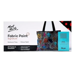 Signature Fabric Paint Set 36pc x 20ml - Mont Marte