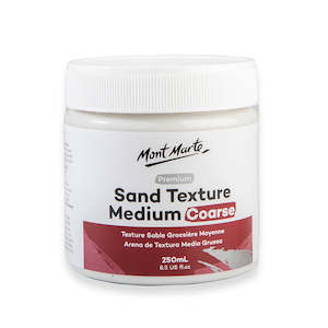 Sand Texture Medium Coarse Premium 250ml - Mont Marte