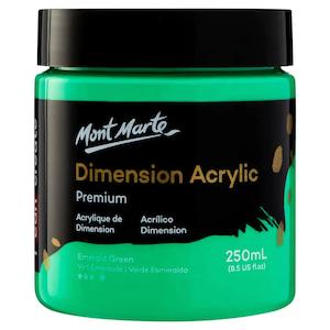 Dimension Acrylic Paint 250ml Pot - Emerald Green - Mont Marte