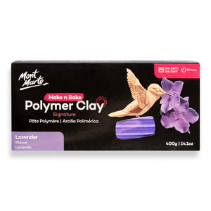 Make n Bake Polymer Clay Signature 400g - Lavender Mont Marte