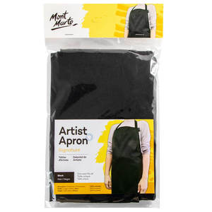 Art Supplies: Artist Apron Black Signature - Mont Marte