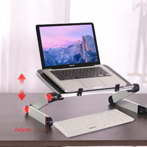 Computer Office: Foldable Laptop Stand Ergonomic Desk Tablet Holder