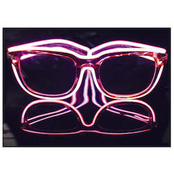El Wire: EL Wire Glasses - Leopard Frame