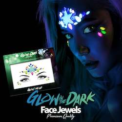 Glow Novelty: Glow in the Dark Face Jewels