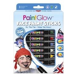 Face Paints Rebellious Hair: Adventure Face Paint Sticks - 6 Pack