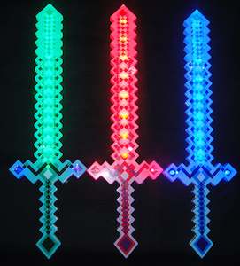 Led Novelty: LED Minecraft Crystal Sword