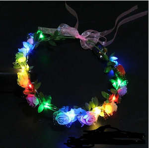 LED Flower Headband