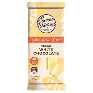 Products: Sweet William White Chocolate 100gm - The Gluten Free Goods