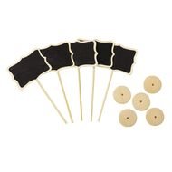 Products: Chalkboard Flags for cheeseboards and Platters-5 Flags/stands per pack - The Gluten Free Goods