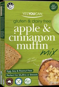 Products: Yes You Can Apple and Cinnamon Muffin Mix - The Gluten Free Goods