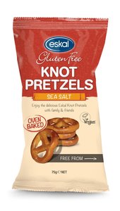 Products: Eskal Gluten Free Pretzels - 75gm - The Gluten Free Goods