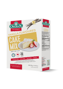 Baking Supplies: Orgran Vanilla Cake Mix 375g