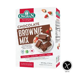 Baking Ready Mixes: Orgran Chocolate Brownie Mix 400g