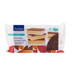 Dairy Free: Pavillion Choc Caramel Slice 330g