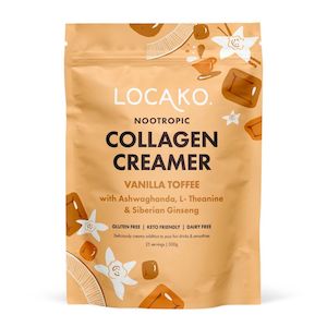 Health Personal: Locako Nootropic Collagen Creamer - Vanilla Toffee