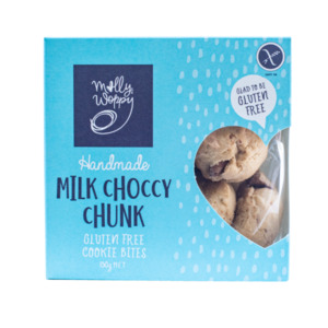 Coeliac Approved 1: Molly Woppy Milk Choccy Chunk Cookie Bites 130g