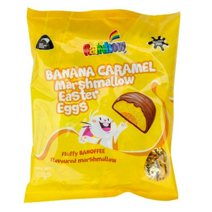 On Sale: Rainbow Banana Caramel Easter Eggs 320g